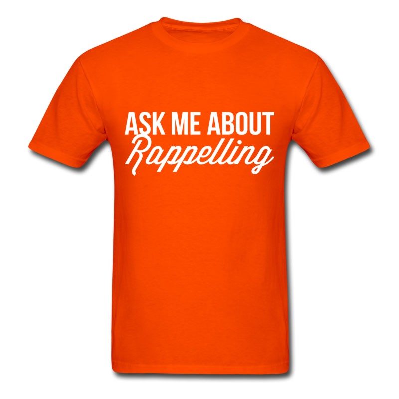 Men's Ask Me About Rappelling T-Shirt