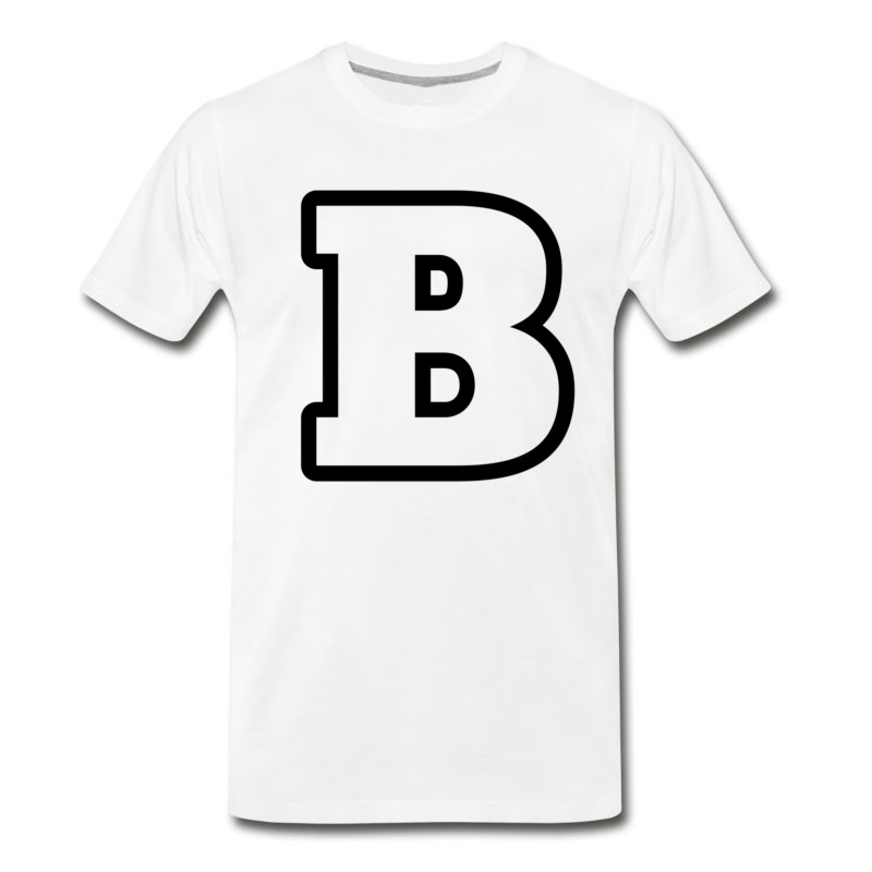 Men's B From Alphabet 1 T-Shirt