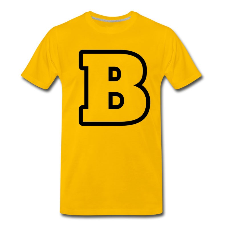 Men's B From Alphabet 1 T-Shirt