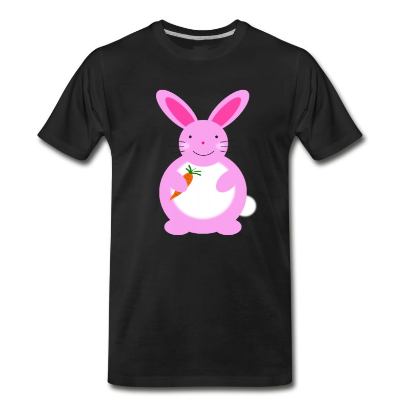 Men's Baby Girl Bunny Pink T-Shirt