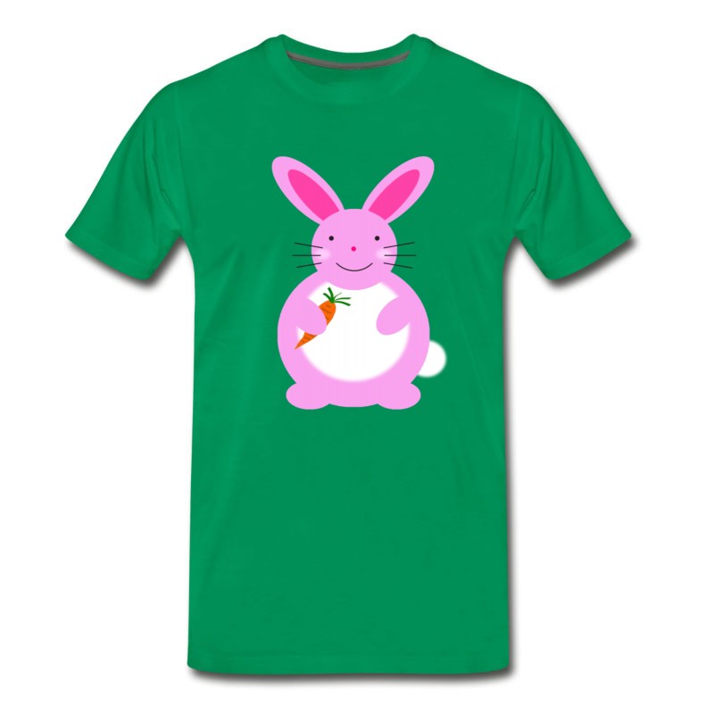 Men's Baby Girl Bunny Pink T-Shirt