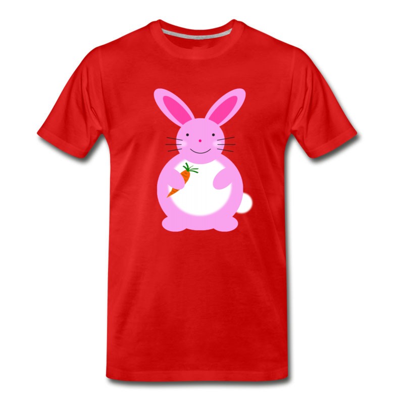 Men's Baby Girl Bunny Pink T-Shirt