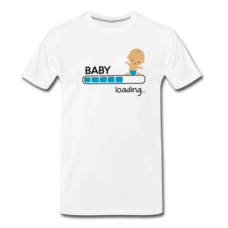 Men's Baby Loading Funny T-Shirt