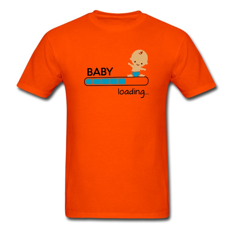 Men's Baby Loading Funny T-Shirt