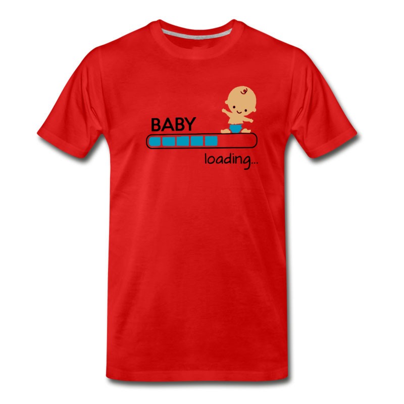 Men's Baby Loading Funny T-Shirt