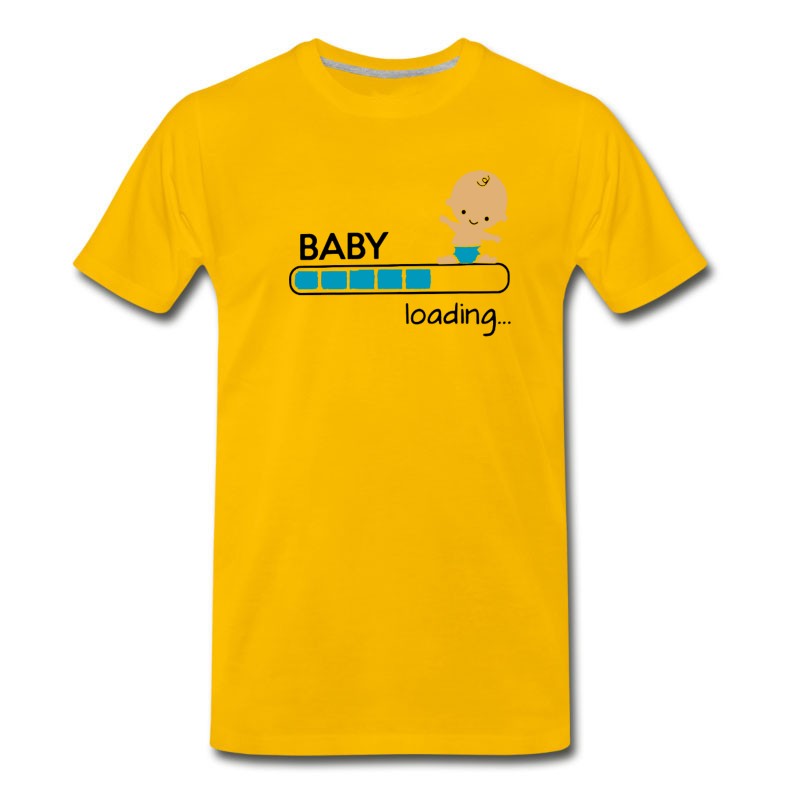 Men's Baby Loading Funny T-Shirt