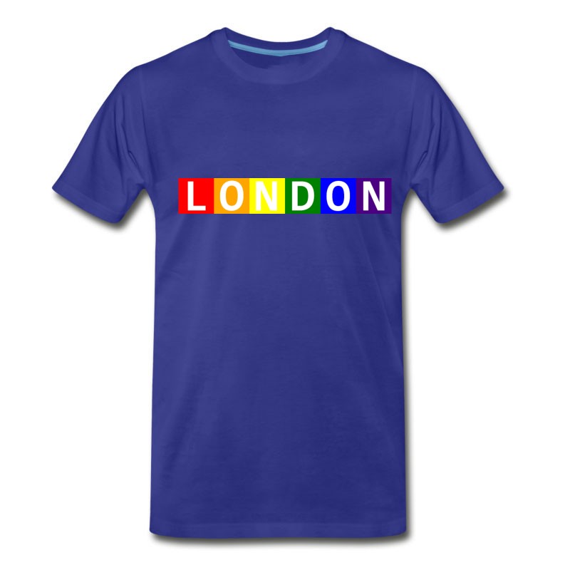 Men's Baby London Pride Contrast Onesy T-Shirt