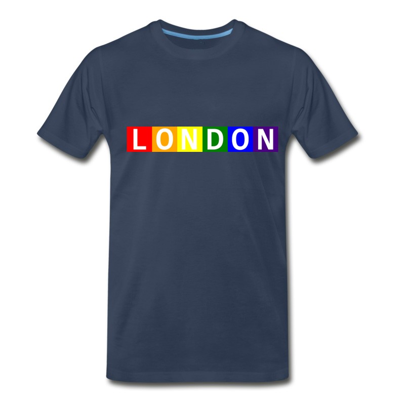 Men's Baby London Pride Contrast Onesy T-Shirt