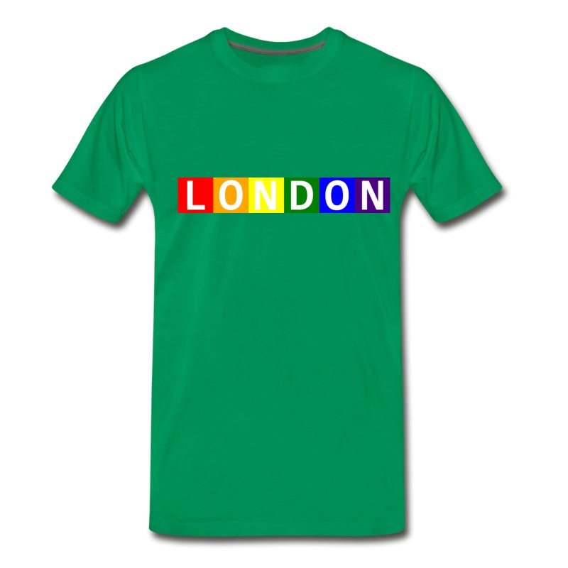 Men's Baby London Pride Contrast Onesy T-Shirt