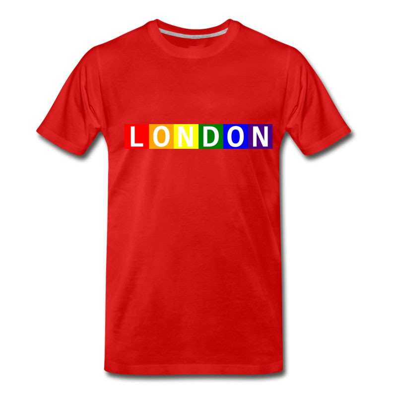 Men's Baby London Pride Contrast Onesy T-Shirt