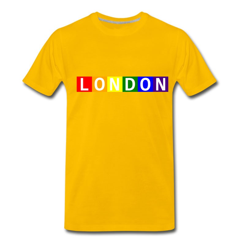 Men's Baby London Pride Contrast Onesy T-Shirt