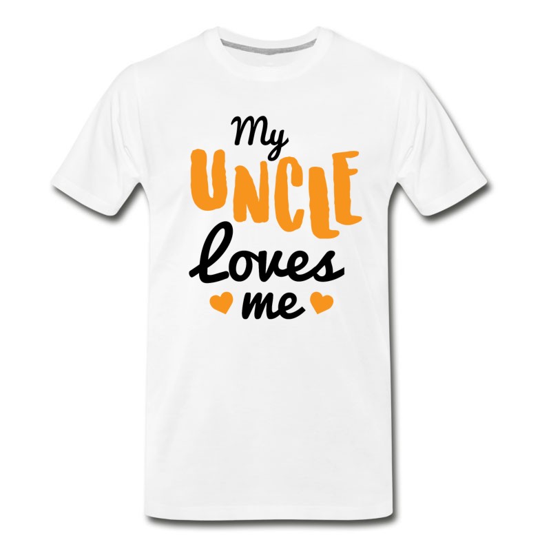 Men's Baby My Uncle Loves Me T-Shirt