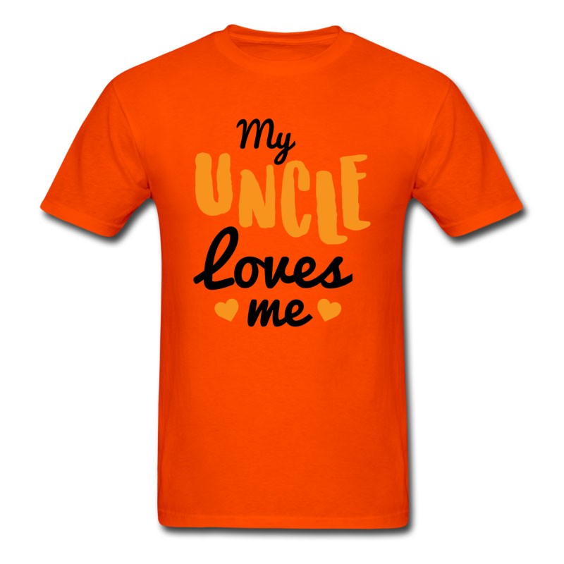 Men's Baby My Uncle Loves Me T-Shirt