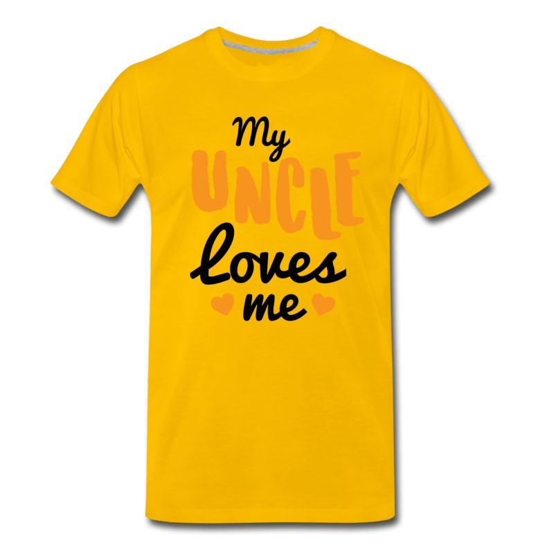 Men's Baby My Uncle Loves Me T-Shirt