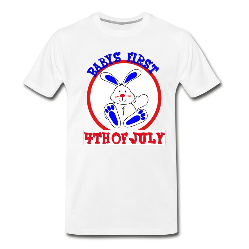 Men's Babys First 4th Of July T-Shirt