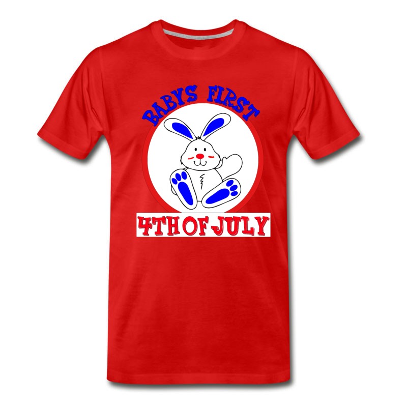 Men's Babys First 4th Of July T-Shirt