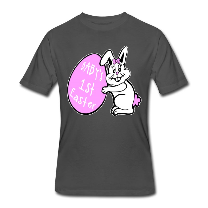 Men's Baby's Girls 1st Easter Bunny T-Shirt