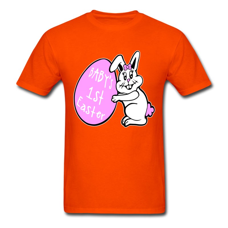 Men's Baby's Girls 1st Easter Bunny T-Shirt