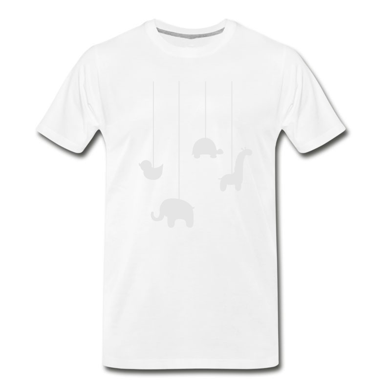 Men's Babyshower_mobile_white T-Shirt