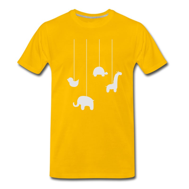 Men's Babyshower_mobile_white T-Shirt