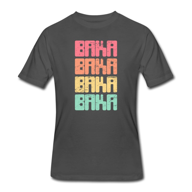 Men's BAKA - Otaku Weeaboo Anime Design T-Shirt