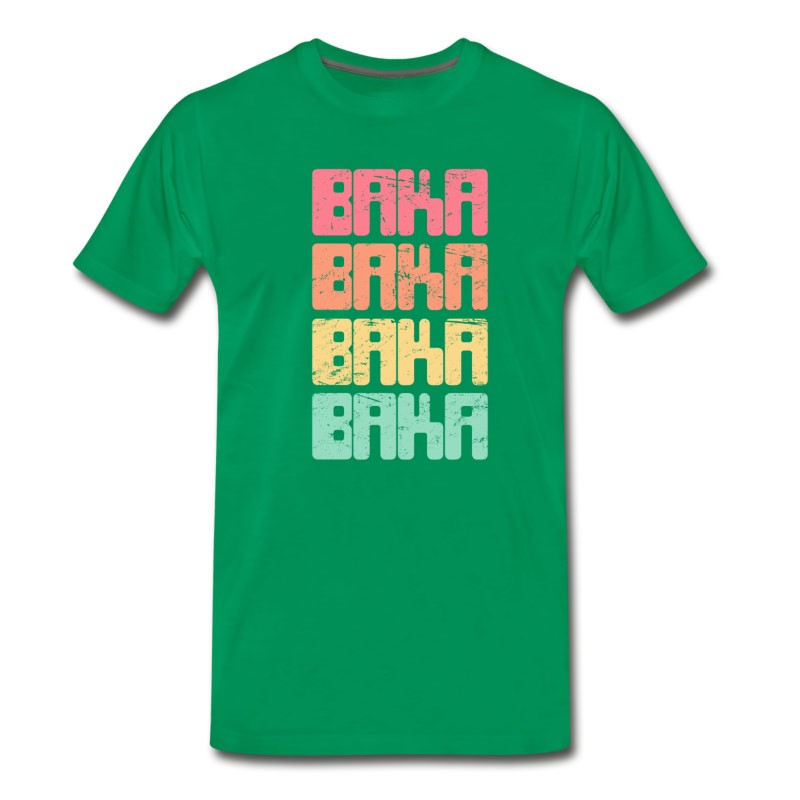 Men's BAKA - Otaku Weeaboo Anime Design T-Shirt