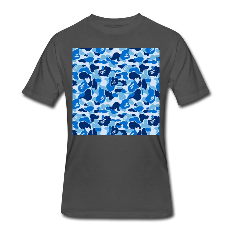 Men's Bape Blue Camo T-Shirt