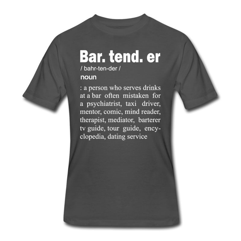 Men's Bartender - Bartender Definition T-Shirt