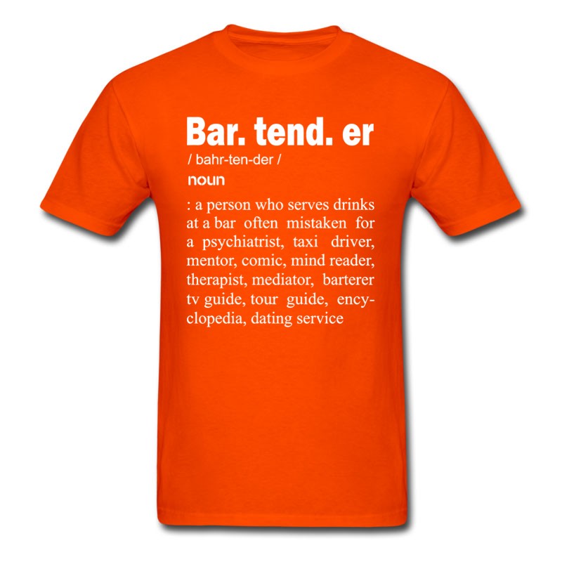 Men's Bartender - Bartender Definition T-Shirt