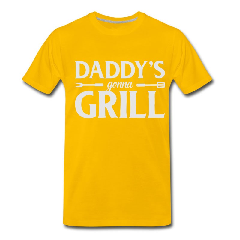 Men's BBQ - Grill - Daddy's Gonna Girl T-Shirt