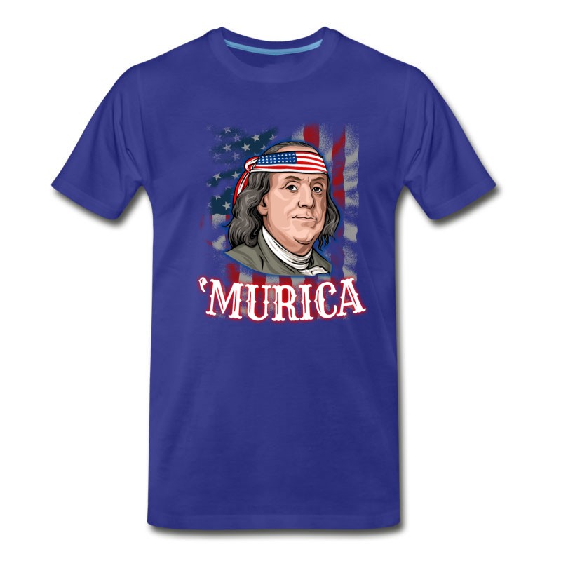 Men's Benjamin Franklin 4th Of July T-Shirt