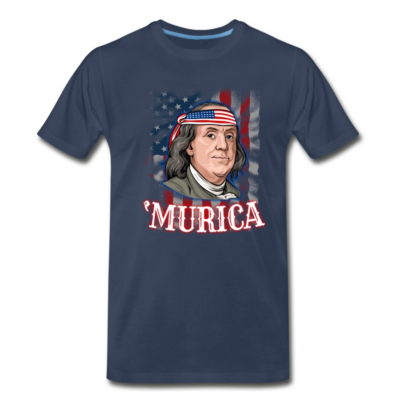 Men's Benjamin Franklin 4th Of July T-Shirt