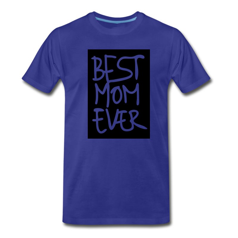 Men's Best Mon Ever Hand Writting Label 1c T-Shirt