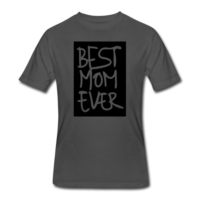 Men's Best Mon Ever Hand Writting Label 1c T-Shirt