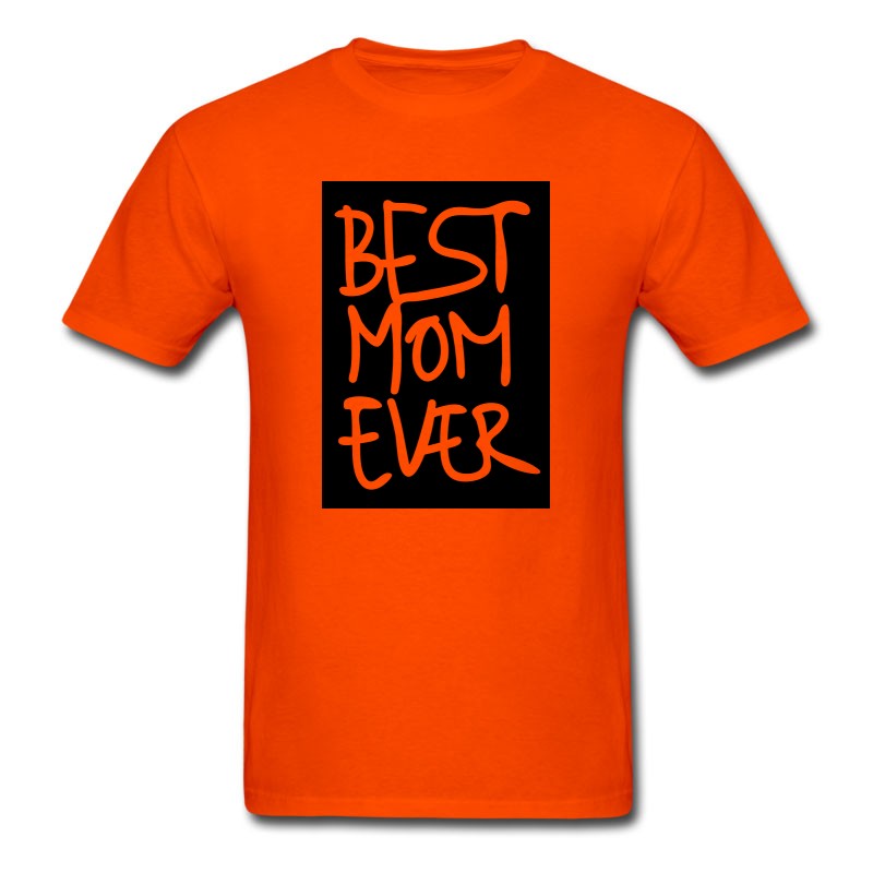 Men's Best Mon Ever Hand Writting Label 1c T-Shirt