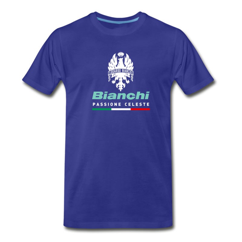 Men's Bianchi Logo Bianchi Passione Celeste T-Shirt