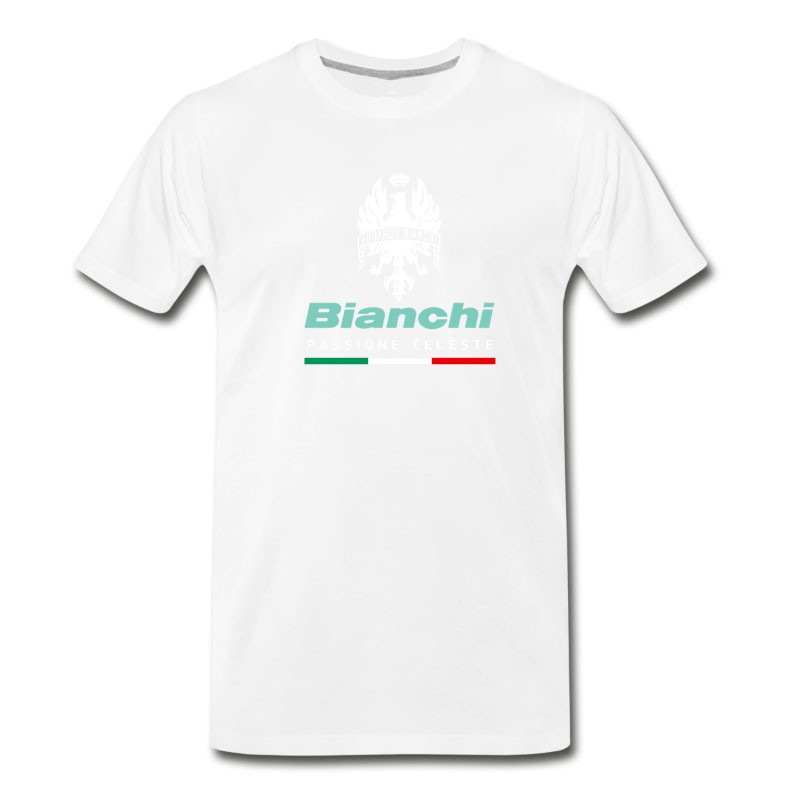 Men's Bianchi Logo Bianchi Passione Celeste T-Shirt