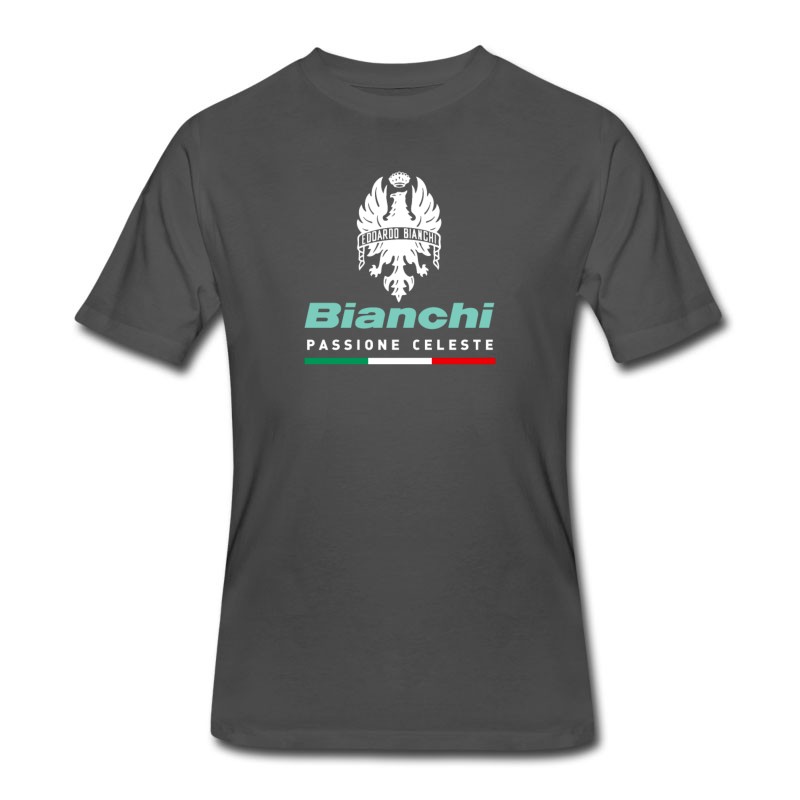 Men's Bianchi Logo Bianchi Passione Celeste T-Shirt