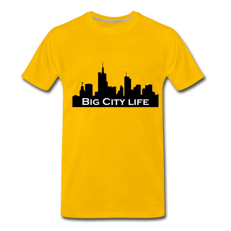 Men's Big City Life Design T-Shirt