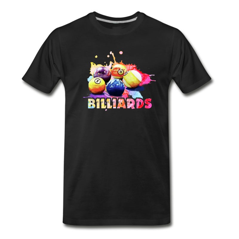 Men's Billiards Tee Shirt T-Shirt