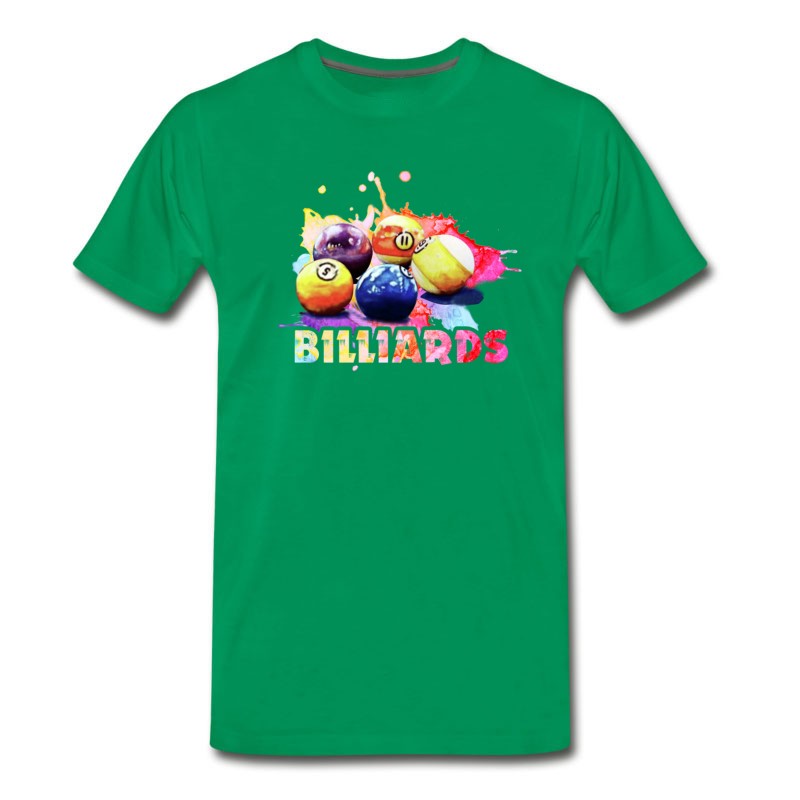 Men's Billiards Tee Shirt T-Shirt