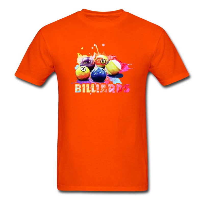 Men's Billiards Tee Shirt T-Shirt