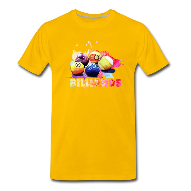 Men's Billiards Tee Shirt T-Shirt