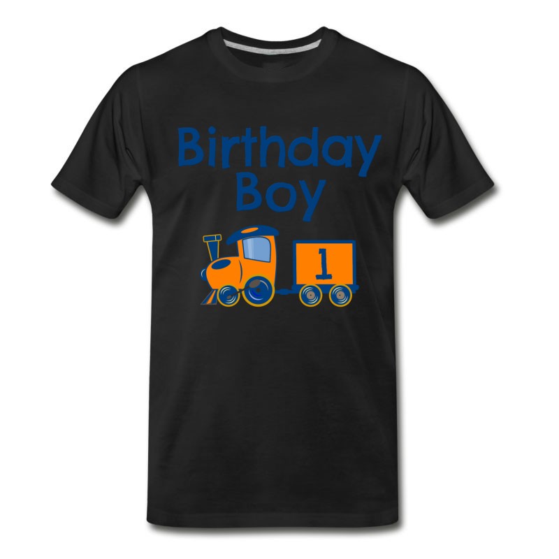 Men's Birthday Boy Train 1 T-Shirt