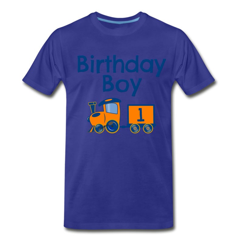 Men's Birthday Boy Train 1 T-Shirt