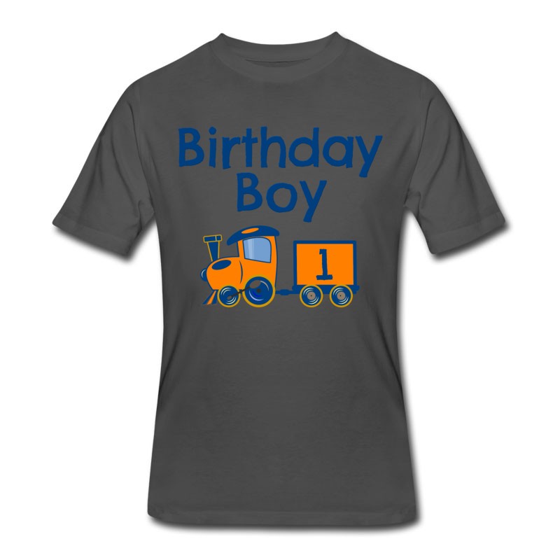 Men's Birthday Boy Train 1 T-Shirt