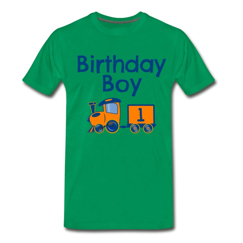 Men's Birthday Boy Train 1 T-Shirt