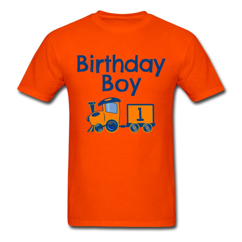 Men's Birthday Boy Train 1 T-Shirt