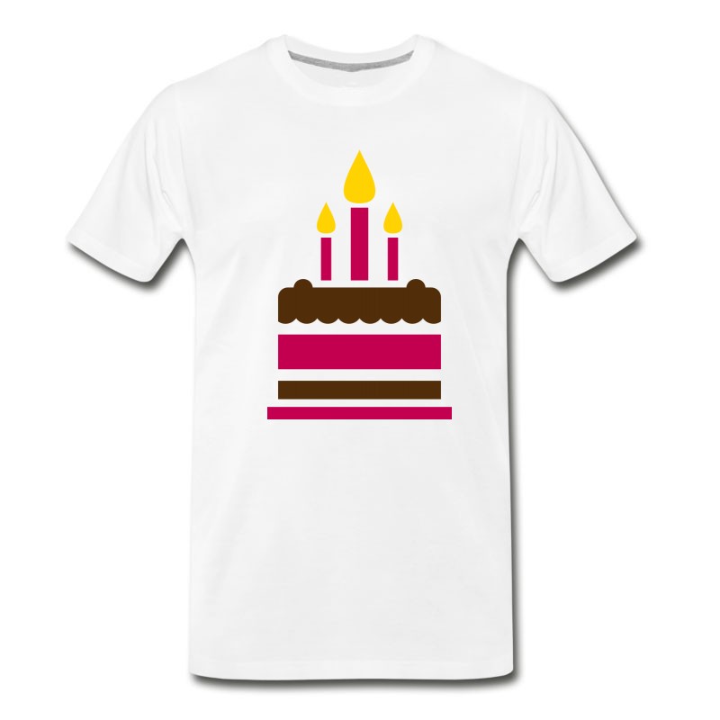 Men's Birthday Cake T-Shirt