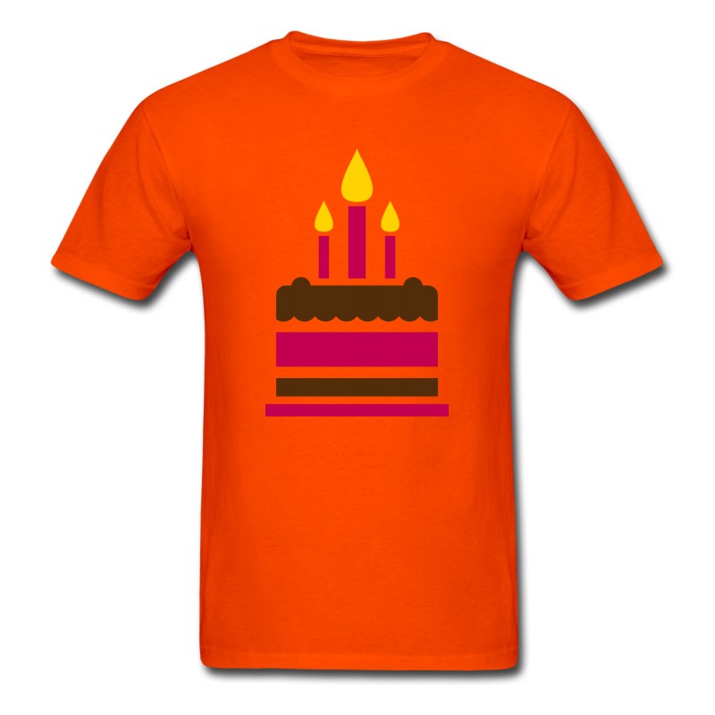 Men's Birthday Cake T-Shirt